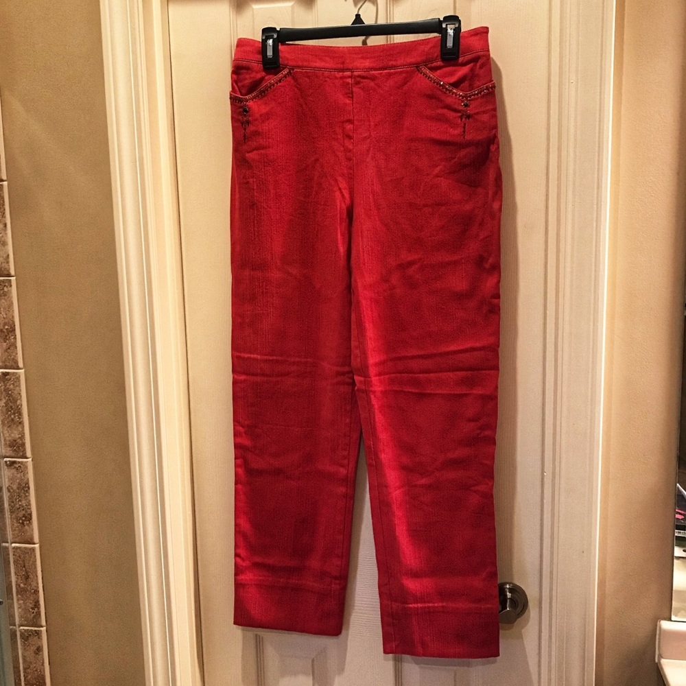 City Girl Nancy Bolen 8 pink women’s dress pants